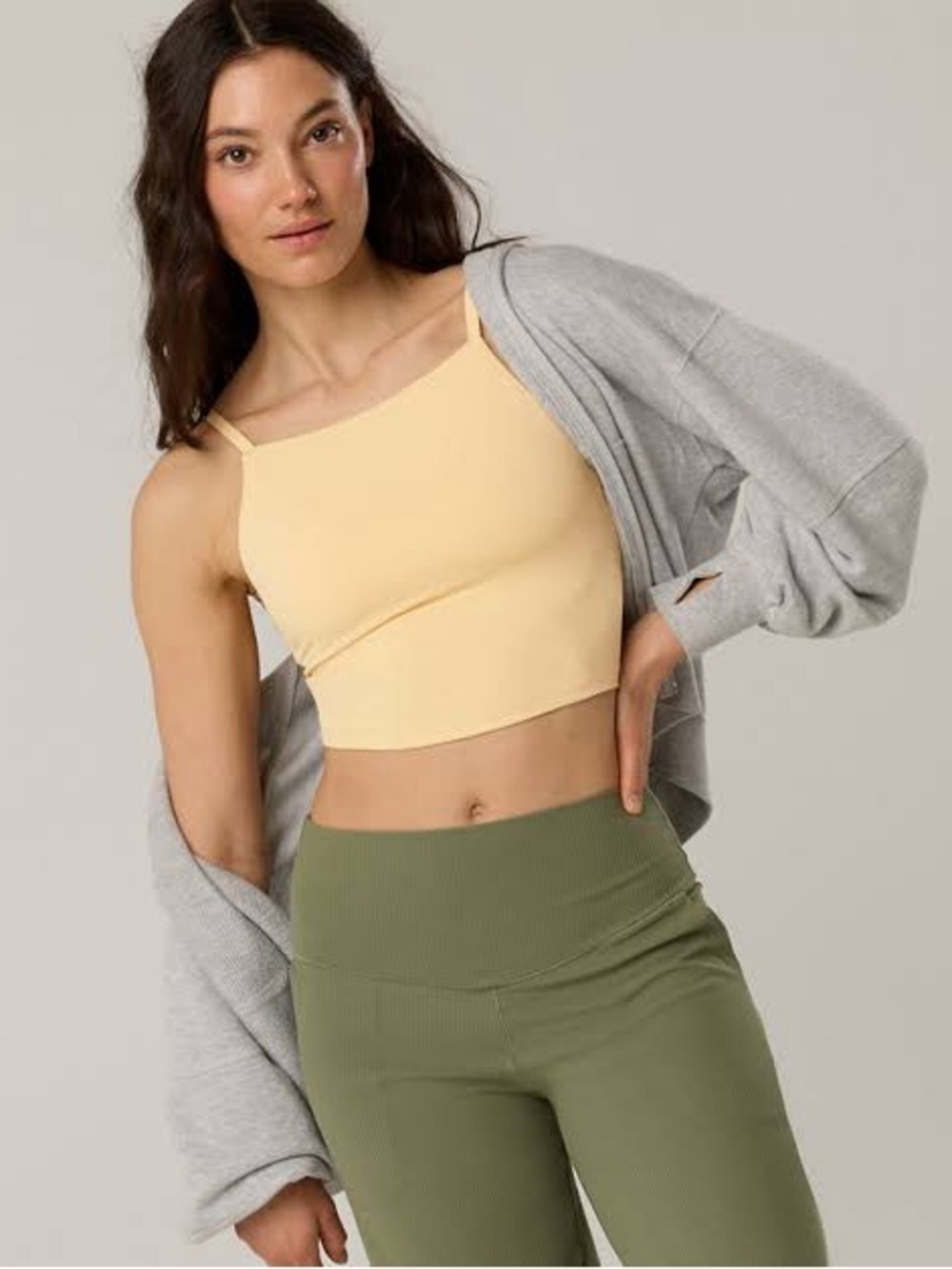 OFFLINE By Aerie Real Me Apron Longline Sports Bra